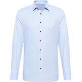 Lichtblauw Overhemd - Knoopsluiting - Lange Mouwen - NON IRON