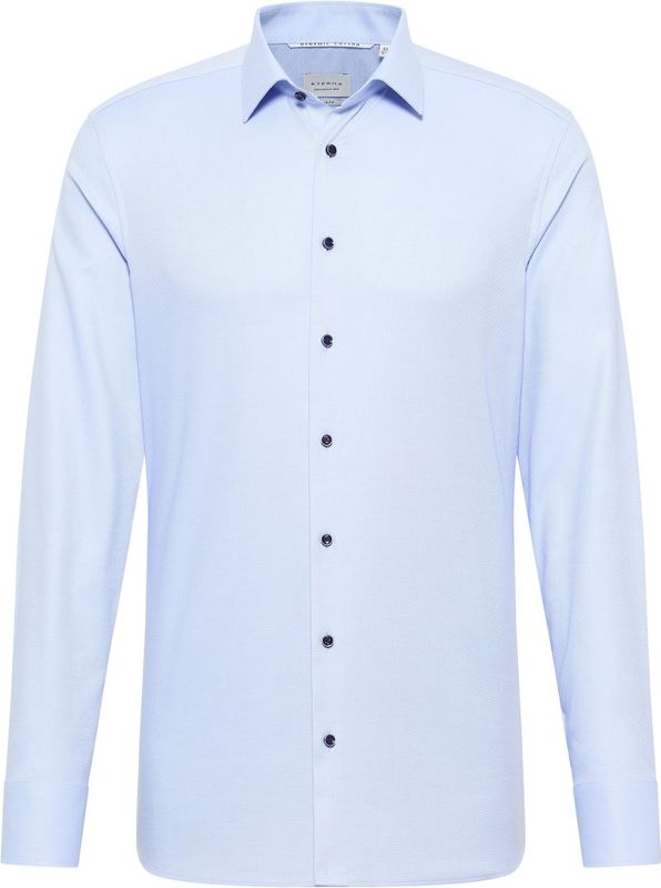 Lichtblauw Overhemd - Knoopsluiting - Lange Mouwen - NON IRON