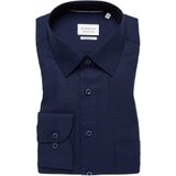 Eterna - Comfort Fit - Overhemd - Donkerblauw - 100% Katoen