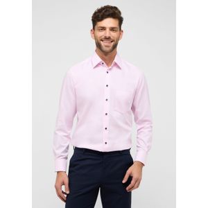Eterna - MODERN FIT - Overhemd - Roze - Lange Mouwen - NON IRON