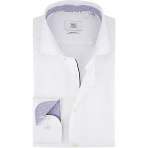 Eterna - Modern Fit Overhemd - Effen Wit - Katoen