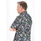 Eterna - Modern Fit Overhemd - Korte Mouwen - Licht Blauw - Poplin