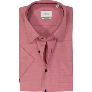 ETERNA - Modern Fit - Overhemd - Roze - Korte Mouw - Strijkvrij