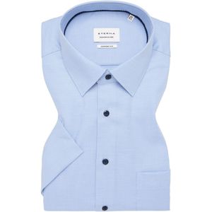 ETERNA - Comfort Fit Overhemd - Lichtblauw - Katoen - Strijkvrij