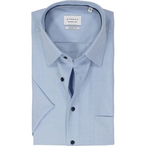 ETERNA - Comfort Fit Overhemd - Lichtblauw - Katoen - Strijkvrij