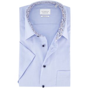 Eterna - Overhemd - Lichtblauw - Katoen - Wijde Fit