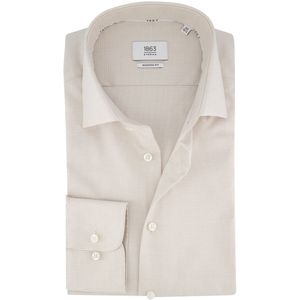 Eterna - Overhemd - Beige - 100% Katoen - Lange Mouwen