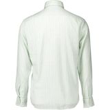 Eterna - Overhemd - Groen Gestreept - Katoen/Linnen - Modern Fit