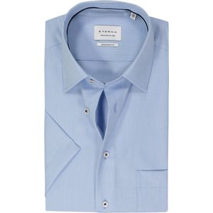 ETERNA modern fit overhemd korte mouw, natte, lichtblauw