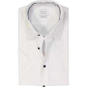 ETERNA - Overhemd - Korte Mouwen - Twill - Strijkvrij - Lichtblauw