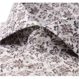 Eterna - Overhemd - Creme - Katoen - Lange Mouw