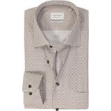 Eterna - Overhemd - Bruin - Comfort fit - NON IRON - Lange Mouwen
