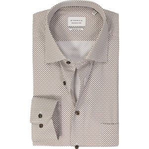 Eterna - Overhemd - Bruin - Comfort fit - NON IRON - Lange Mouwen