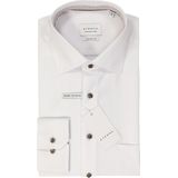 ETERNA - Comfort Fit Overhemd - Wit - 100% Katoen - Strijkvrij