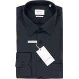 ETERNA - Comfort Fit Overhemd - Donkergroen - Strijkvrij - Boordmaat 42