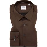 Eterna - Overhemd - Donkerblauw - Strijkvrij - 100% Katoen