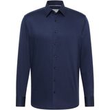 Eterna - Overhemd - Donkerblauw - Strijkvrij - 100% Katoen