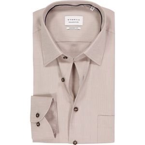 ETERNA - Overhemd - Ecru - Comfort Fit - Strijkvrij