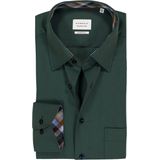 ETERNA - Comfort Fit - Overhemd - Donkergroen - Strijkvrij - Boordmaat 45