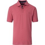 Casa Moda - Polo - Roze Gemeleerd - Katoen - Wijde Fit