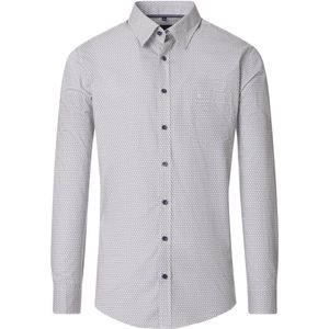 CASA MODA - Casual Fit Overhemd - Lichtblauw - Poplin - Lange Mouwen