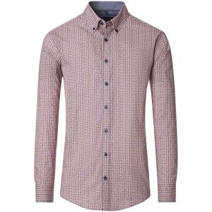 CASA MODA - Casual Fit Overhemd - Lichtblauw - Poplin - Lange Mouwen