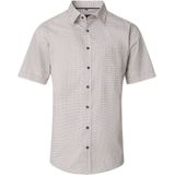 CASA MODA - Casual Fit Overhemd - Korte Mouwen - Lichtblauw - Poplin