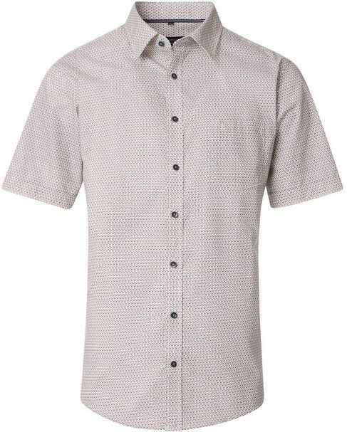 CASA MODA - Casual Fit Overhemd - Korte Mouwen - Lichtblauw - Poplin