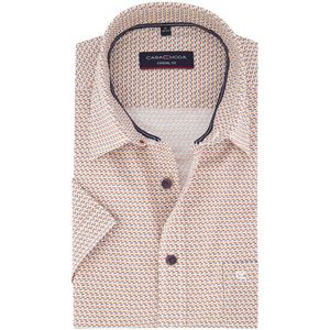 Casa Moda - Overhemd - Rood - Katoen - Wijde Fit