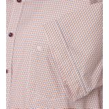 CASA MODA - Sport Casual Fit - Overhemd - Wit - Korte Mouw, Popeline, Easy Iron, Borduur Logo