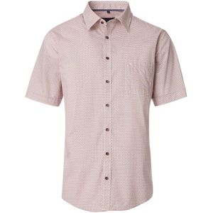 CASA MODA - Casual Fit Overhemd - Korte Mouwen - Blauw - Poplin