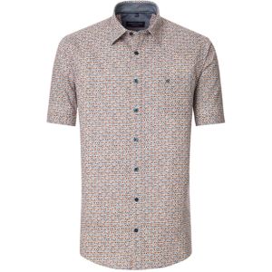 CASA MODA - Casual Fit Overhemd - Korte Mouwen - Licht Blauw - Poplin