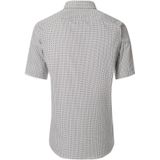 CASA MODA - Sport Casual Fit - Overhemd - Wit - Korte Mouw, Twill, Button-Down Kraag