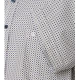 CASA MODA - Sport Casual Fit - Overhemd - Wit - Korte Mouw, Twill, Button-Down Kraag