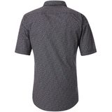 CASA MODA - Sport Casual Fit - Overhemd - Donkerblauw - Korte Mouw, Popeline, Easy Iron