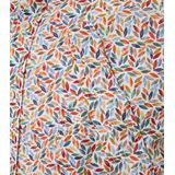 Casa Moda - Linnen Overhemd - Rood - 55% Linnen / 45% Katoen - Korte Mouw, Kent Kraag, Met Borstzak