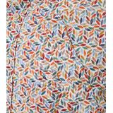 Casa Moda - Linnen Overhemd - Rood - 55% Linnen / 45% Katoen - Korte Mouw, Kent Kraag, Met Borstzak