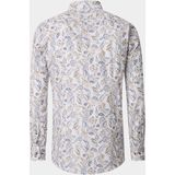 Venti - Kent - Overhemd - Beige - Lange Mouw - Modern Fit