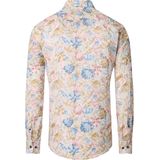 CASA MODA - Casual Fit Overhemd - Blauw - Poplin - Easy Iron