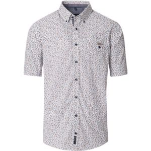 Casamoda - Casual Hemd - Oranje - 100% Katoen - Korte Mouwen