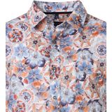 Casa Moda - Heren Overhemd - Korte Mouwen - Tangerine Tango