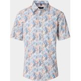 CASA MODA - Casual Fit Overhemd - Korte Mouwen - Lichtblauw - Poplin