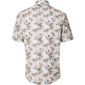 Casa Moda - Overhemd - Oranje-Blauw - Katoen