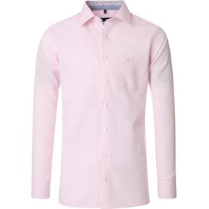 Casa Moda Overhemd lange mouw roze (Maat: 44) - Effen