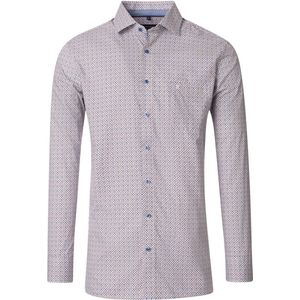 CASA MODA - Comfort Fit Overhemd - Rood - Popeline