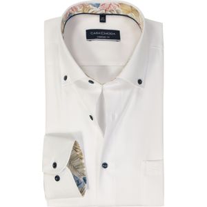 CASA MODA - Comfort Fit Overhemd - Wit - Strijkvrij