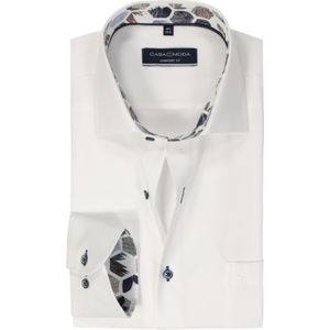 CASA MODA comfort fit overhemd, structuur, wit