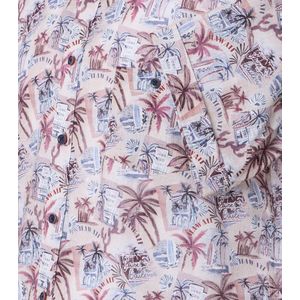 Casa Moda Overhemd Korte mouw rood