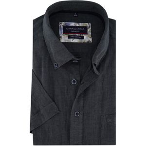 Casa Moda casual overhemd korte mouw groen