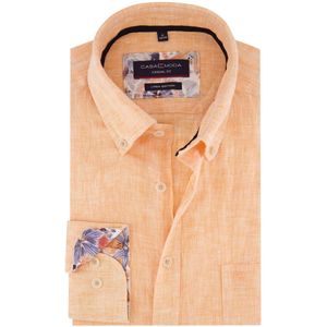 Casa Moda - Overhemd - Oranje - Linnen